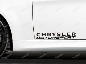 Chrysler Motorsport pegatinas para puertas