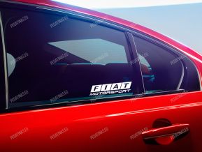 Fiat Motorsport pegatinas para ventanas laterales