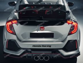 Honda Racing Pegatina para parachoques trasero