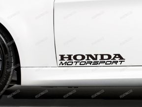 Honda Motorsport pegatinas para puertas