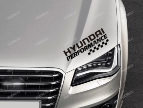 Hyundai Performance Pegatina para capó