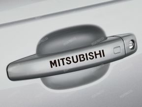 Mitsubishi pegatinas para tiradores de puerta