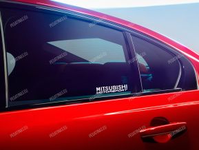 Mitsubishi Motorsport pegatinas para ventanas laterales