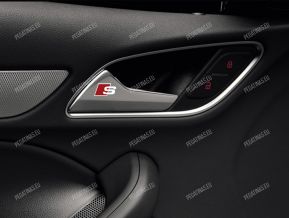 Audi S-line pegatinas para tiradores de puertas interiores