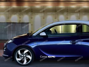 Opel Corsa GTC pegatinas para puertas