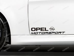 Opel Motorsport pegatinas para puertas