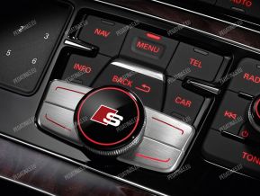Audi S-line Pegatinas para el botón MMI