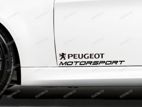 Peugeot Motorsport pegatinas para puertas