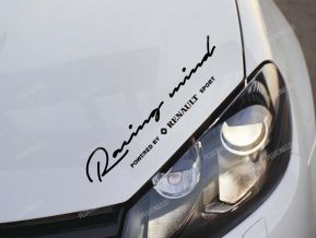 Renault Racing Mind Pegatina para capó