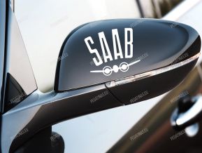Saab Air Vintage Logo pegatinas para espejos retrovisores