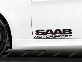 Saab Motorsport pegatinas para puertas