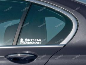 Skoda Performance pegatinas para ventanas laterales