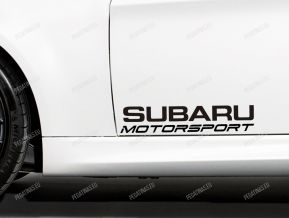 Subaru Motorsport pegatinas para puertas