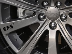 Subaru STI Pegatinas para ruedas