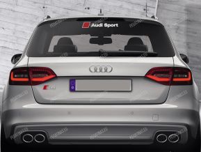 Audi Sport pegatina para ventana trasera