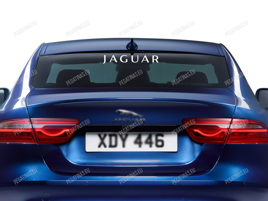Jaguar pegatina para ventana trasera