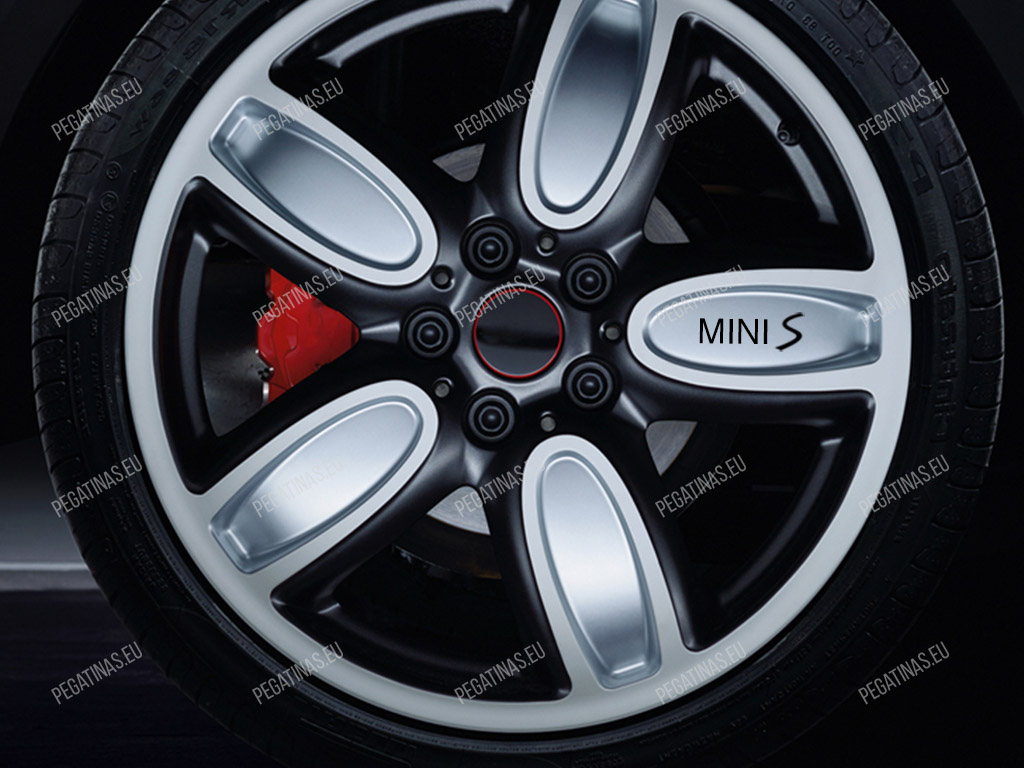 Mini S Pegatinas para ruedas