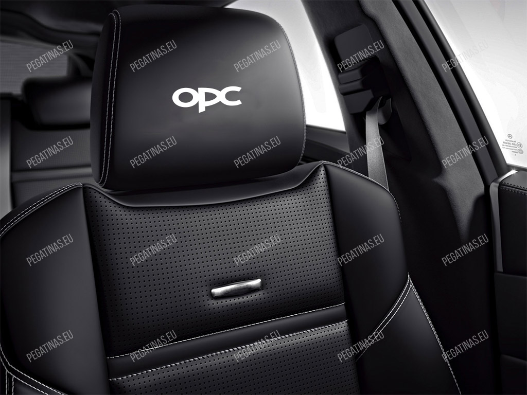 Opel OPC pegatinas para reposacabezas
