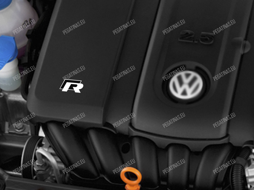 Volkswagen R-line Pegatinas para la cubierta del motor