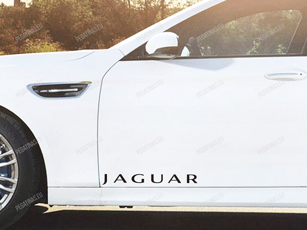 Jaguar pegatinas para puertas