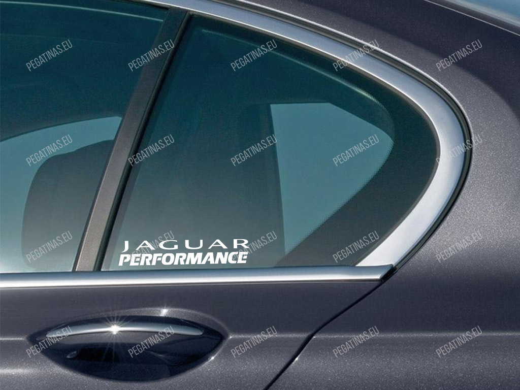 Jaguar Performance pegatinas para ventanas laterales