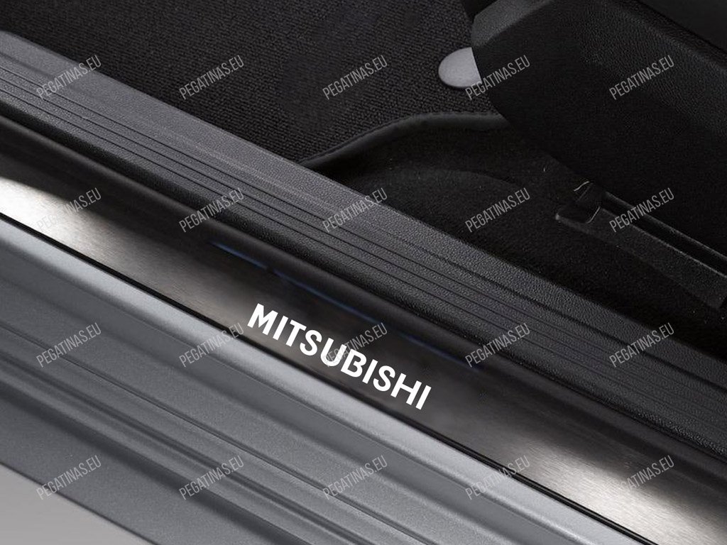 Mitsubishi pegatinas para marcos de puertas