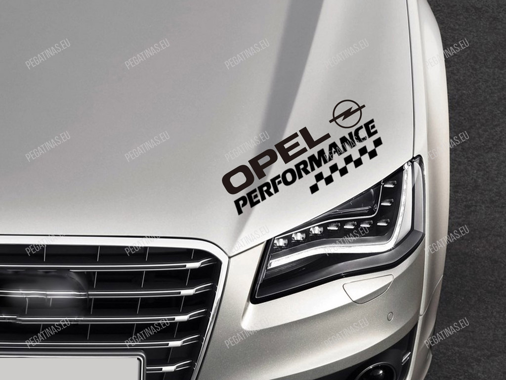 Opel Performance Pegatina para capó